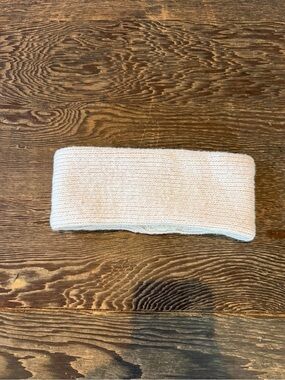 Neutral Cream Knit Headband for Women - Soft Stretch Hair Accessory